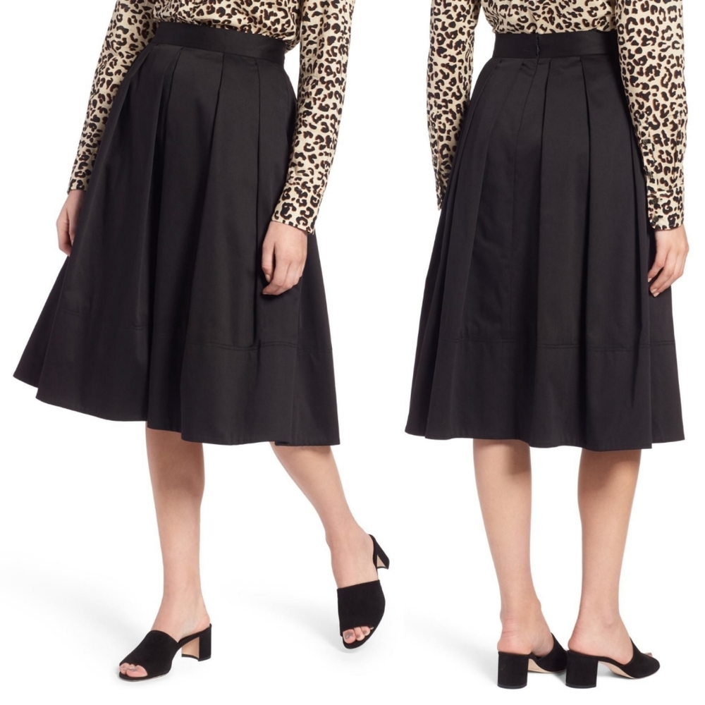 CLOSING SALE NWOT 1901 Pleated Full Midi Skirt